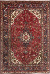 Tabriz Tappeto 200x290 Rosso (Iran) Annodato A Mano