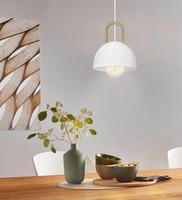 Lampadario Moderno Calamanera ottone E27 Ø32.5cm EGLO