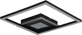 Searchlight 44250BK - plafoniera da soffitto LED dimmerabile QUADRATE LED/24W/230V 36x36 cm