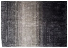 Tappeto a pelo corto grigio-nero 160 x 230 cm ERCIS Beliani