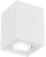 Plafoniera Interno Soffitto Cubo Bianco Spots Orientabile GU10 Biscuit GD Trio