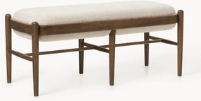 Panca imbottita in legno di quercia Imara