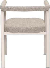 Set di sedie da pranzo beige in imbottito con braccioli 2 pz Ecto – Hübsch