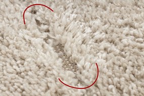 Tappeto BERBER 9000 crema Frange berbero marocchino shaggy - PRODOTTO DI SECONDO GRADO
