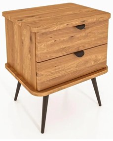 Comodino in legno di quercia in colore naturale Kula - The Beds