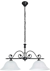 Eglo 91004 - Lampadario a sospensione con catena MURCIA 2xE27/60W/230V