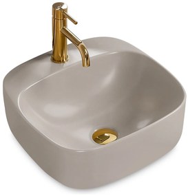 Lavabo da appoggio Rea Luiza 42 Grey MAT