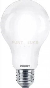 Lampadina led philips goccia vetro smerigliata, 4000k