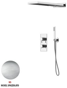 Kit incasso doccia Soffio nickel spazzolato