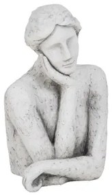 Busto Argilla Donna 35 x 28 x 54 cm