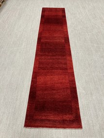 Loribaft Tappeto persiano 90x440 Rosso (Iran) Annodato A Mano