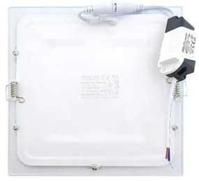 Lampada LED da incasso SQUARE LED/15W/230V 4200K 18,8x18,8 cm bianco