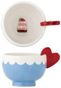 Tazzina azzurra in gres 220 ml Lively – Bloomingville