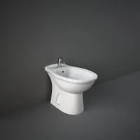 Bidet a Pavimento Filo Parete Rak Karla In Ceramica 58 x 36,5 x 39,5 cm