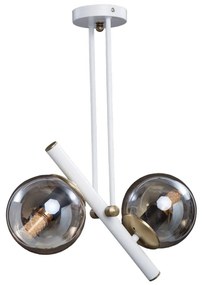 Lampada a sospensione con paralume in vetro ø 15 cm Libra - Squid Lighting