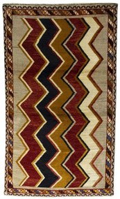 Gabbeh Tappeto 210x120 (Iran) Annodato A Mano