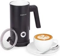 Montalatte elettrico 300 ml nero acciaio