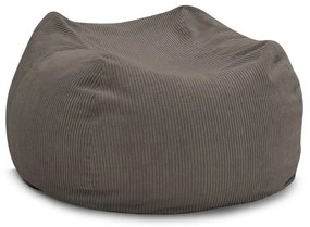 Puof a sacco grigio/marrone Voltaire – Bobochic Paris