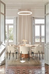 Set di sedie da pranzo bianca in imbottito 2 pz Mogi – Teulat