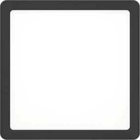 Eglo 901303-LED Plafoniera FUEVA LED/10,5W/230V 2700/4000/6500K 22x22cm nero