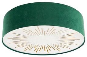 Plafoniera RAYS 2xE27/60W/230V diametro 60 cm verde