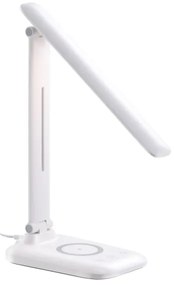 Immax 09107L - Lampada da tavolo LED dimmerabile con ricarica wireless QI LUMI LED/7W/230V bianco