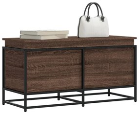 Contenitore Con Coperchio Rovere Marrone 100x40x51,5 Truciolato /