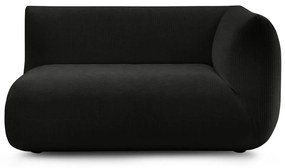 Modulo divano in velluto a coste grigio scuro (angolo destro) Lecomte - Bobochic Paris