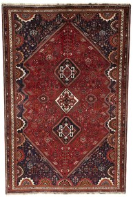 Shiraz Tappeto persiano 340x230 Rosso (Iran) Annodato A Mano