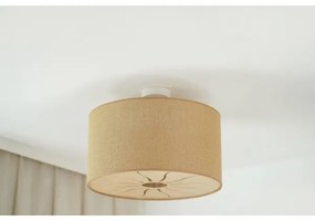 Brilagi - Lampadario a plafone COUNTRY ROLLER 1xE27/15W/230V diametro 50 cm beige