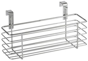 WENKO 2344100 - Cestino SLIM 24x11,5 cm cromo lucido/nero