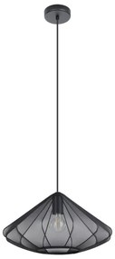 Eglo 43995 - Lampadario a sospensione con filo DOLWEN 1xE27/40W/230V diametro 42,5 cm nero