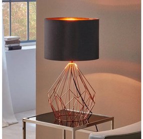 Eglo 95185 - Lampada da tavolo PEDREGAL 1xE27/60W/230V