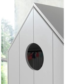 Armadio a giorno bianco e rosa chiaro per bambini 173x171,5 cm CASAMI - Vipack