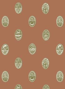 Josephine Munsey Carta da parati Linear Cameos - Sunday Clay/ Trivia/ Quartz