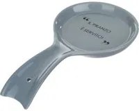Poggiamestolo blu 22 cm scritta Quotes