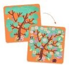 Gioco creativo - collage in feltro morbido - alberi delle quattro stagioni