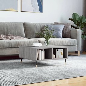 Tavolino Da Salotto Grigio Sonoma 60x60x30 Cm Legno Multistrato /