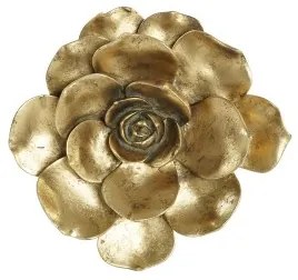 Decorazione da Parete DKD Home Decor Dorato Fiore 19,5 x 5,5 x 19,5 cm