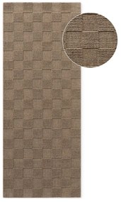 Passatoia marrone in lana tessuta a mano 80x200 cm Scala – Villeroy&amp;Boch