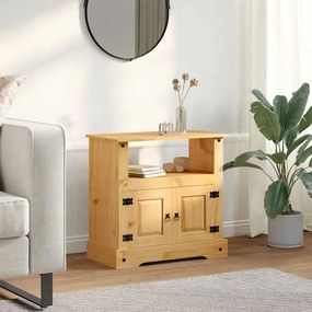 Mobile Porta Tv Legno Pino Messicano Corona Range 80x43x78 Cm /