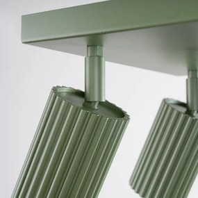 Sollux SL.1621 - Faretto KARBON 4xGU10/10W/230V verde