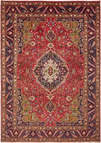 Tabriz Tappeto persiano 210 x 290 Blu (Iran) Annodato A Mano