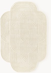 Tappeto in lana con motivo in rilievo Koli