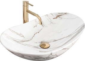 Lavabo da appoggio Rea Royal Shiny Aiax