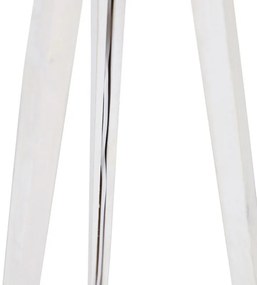 Lampada da terra moderna a treppiede bianca con paralume in lino bianco 45 cm - Tripod Classic