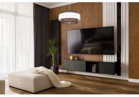 Lampadario a sospensione con filo CORSA 1xE27/60W/230V bianco/marrone