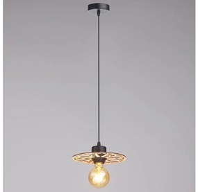 Lampadario a sospensione con filo FALCO 1xE27/60W/230V diametro 20 cm beige