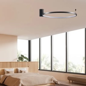 Plafoniera LED NOEMI LED/20W/230V 4000K diametro 50 cm nero