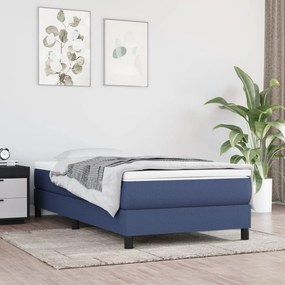 Materasso A Molle Insacchettate Blu 120x190x20 Cm İn Tessuto /